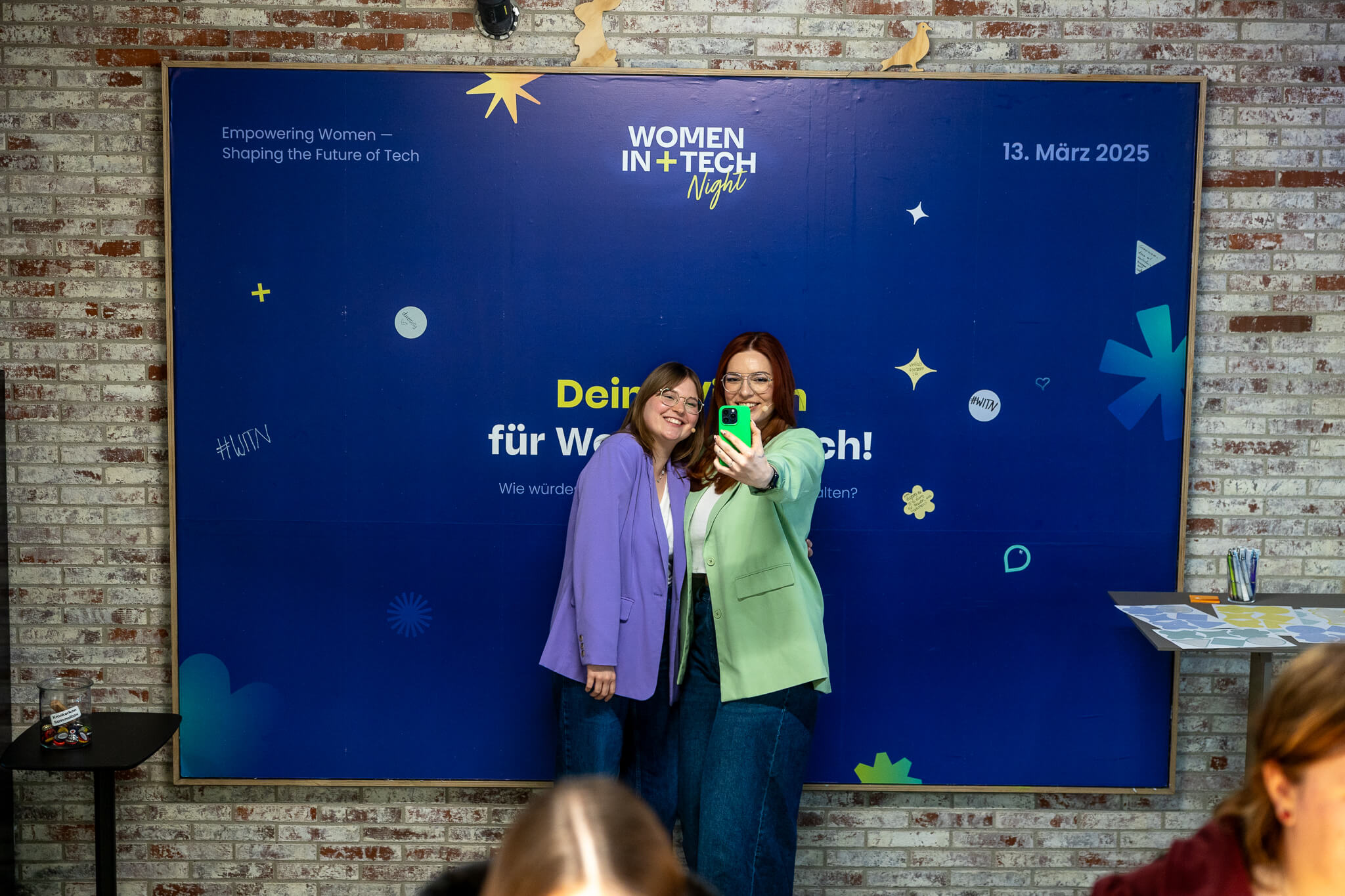 Interaktive Diskussion im Publikum - Women in Tech Night 2025